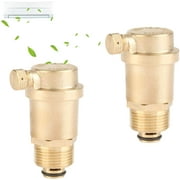 2pcs DN15 Brass Automatic Drain Valve with Pressure Limiter for Solar Water Heater