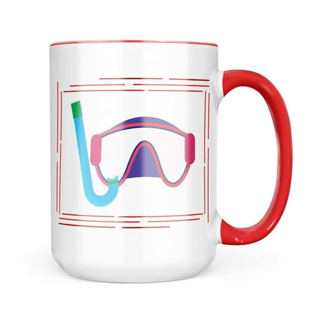 

Neonblond Kids Design Purple Scuba Mask Mug gift for Coffee Tea lovers