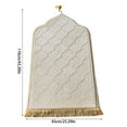 thumbnail image 3 of CHUANK Portable Prayer Rug  Thick Embossed Flannel Prayer  With Sponge Base For Indoor/Outdoor Use, 3 of 6