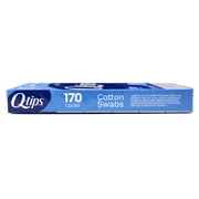 Q-tips Cotton Swabs, 100% Cotton, Durable Paper Stick, Multi-Purpose, 170 Count- Pack of 2