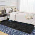 thumbnail image 4 of Noahas Soft Fluffy Area Rug for Living Room Bedroom Shaggy Accent Carpets for Kids Girls Rooms,2'x 6',Black, 4 of 8