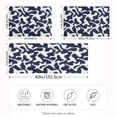 thumbnail image 4 of Haosy Satin Pillowcase for Hair and Skin Standard Cooling Silk Pillow Case with Envelope Closure Dark Blue Spots 20"x30", 4 of 9