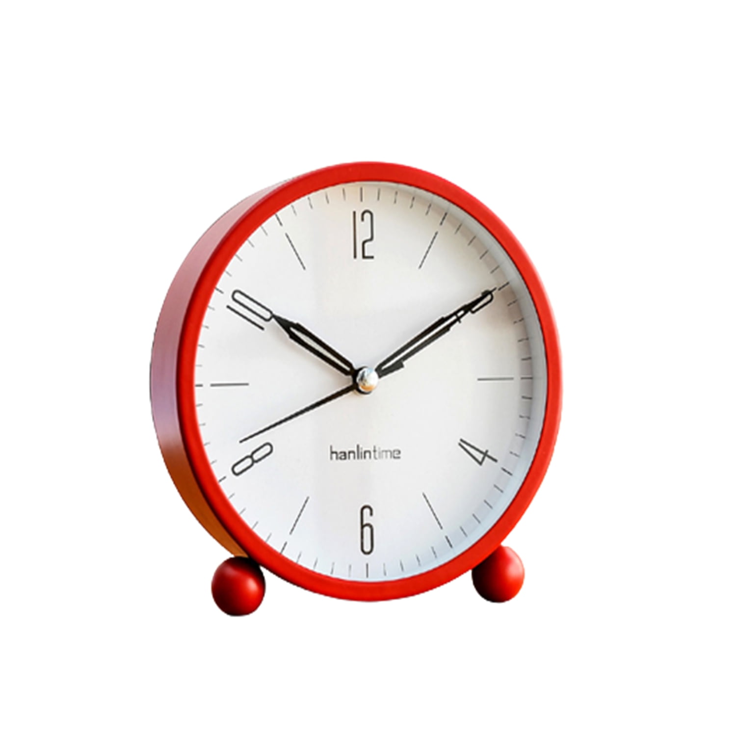 Innovative Children's Night Light Alarm Clock Mini Metal Clock for