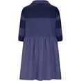 thumbnail image 3 of WILLBEST Vestido De Verano Para Mujer, Vestido De Verano Para Mujer, Vestido Informal De Gran Tamaño De Manga Corta Con Bloques De Color Y Cuello En V, Vestido Mini Camisero Fluido, 3 of 3