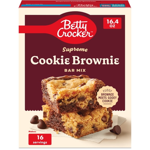 Betty Crocker Supreme Cookie Brownie Bars Mix