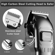 Hatteker Professional Hair Clippers Cordless Hair Trimmer for Men Rechargeable Haircut Machine