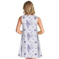 thumbnail image 7 of Spring Summer Dresses for Women 2025 - Stripes And Sprigs Of Lavender Swimsuit Coverup Sundresses for Women, Beach Vacation Clothes for Women, Hawaiian Tshirt Dresses for Women, 7 of 7
