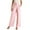 Pink, variant on Aoochasliy Linen Pants for Women High Waist Wide Leg Pants Solid Color Versatile Casual Suit Trousers for Home Party Outdoor