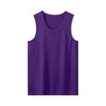 thumbnail image 4 of Qiyinn Men's Solid Color Sport Tank Top Summer Workout Sleeveless Blouses Tops, 4 of 6