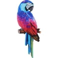 thumbnail image 1 of Indoor Use Multi-colored Metal Parrot Wall Sculpture for Home Decor Parrot Sculptures 1Set, 1 of 8