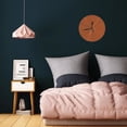 thumbnail image 6 of No Frame No Glass Cover Round Wall Clock 9.84in With Tripod For Office Kitchen Living Room Guest Room Dining Room Bedroom Terracotta, 6 of 8