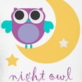thumbnail image 3 of CafePress - Night Owl With Moon And Star Women's Light Paj - Women's Short Sleeve Print T-Shirt and Pants Light Cotton Pajama Set, 3 of 7