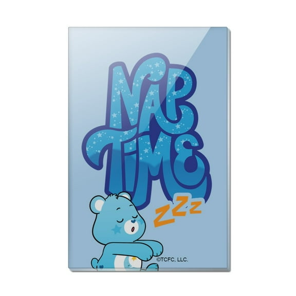Care Bears: Unlock the Magic Bedtime Bear Nap Time Rectangle Acrylic Fridge Refrigerator Magnet