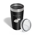 thumbnail image 4 of Bangs Lake Map Tumbler Travel Mug Insulated Laser Engraved Coffee Cup Illinois 20 oz Black, 4 of 5