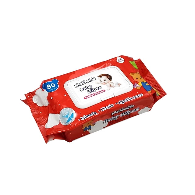 Set de 10 bolsas de toallitas húmedas