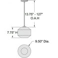 thumbnail image 3 of Access Lighting LED Pendant in Black Color, 3 of 7