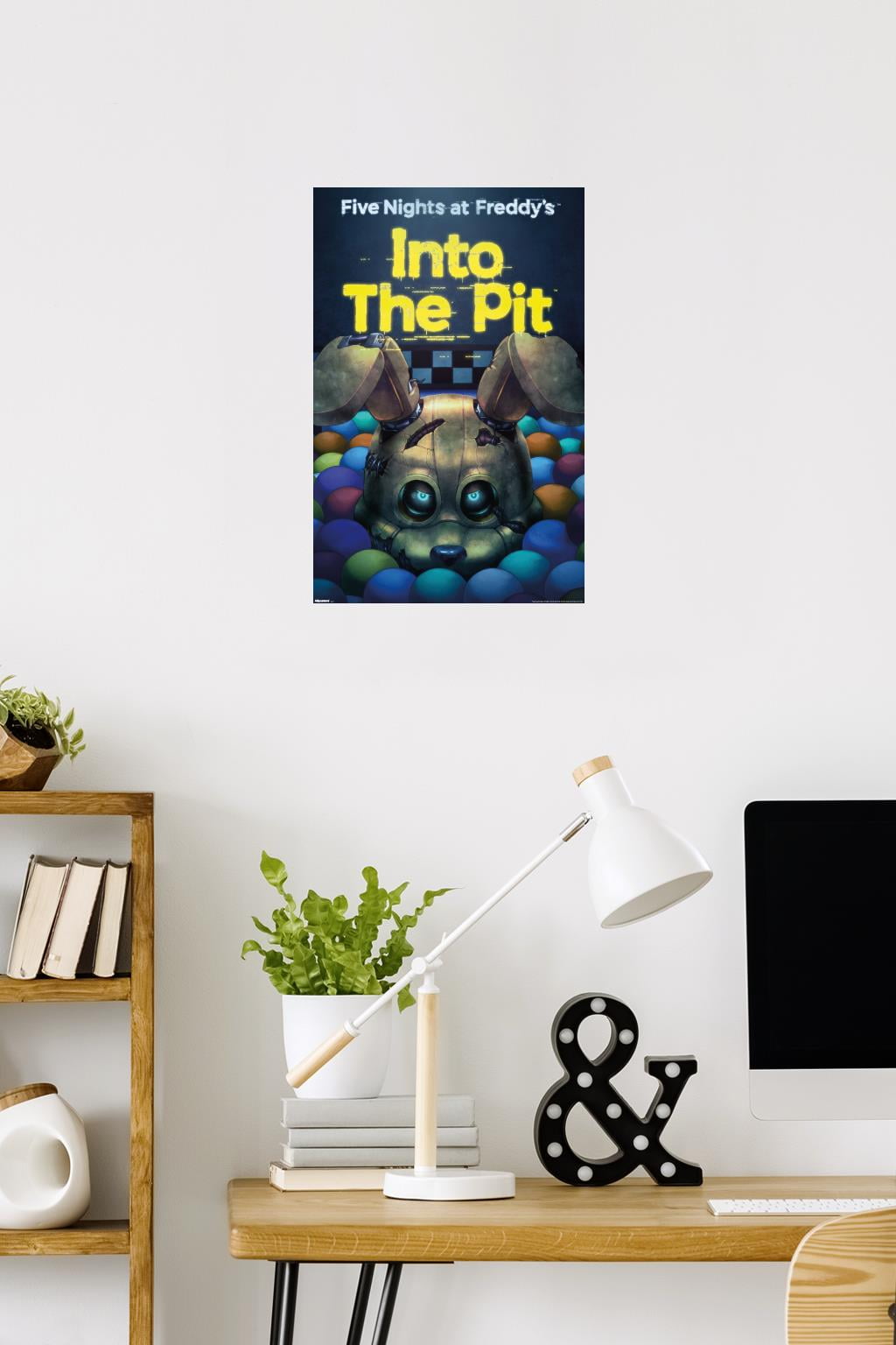 Five Nights at Freddy's: Into The Pit - Key Art Wall Poster, 14.725" x 22.375"