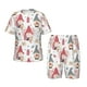 thumbnail image 1 of Balery Gnome With Love Letter Conjunto de Pijama Infantil de Manga Corta con Estampado – Ropa de Dormir de Algodón Suave-Medium, 1 of 6