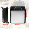 thumbnail image 4 of 1300W Electrica Pancake Maker, Extra Deep Belgian Waffle Maker with Lock Lid, 4-Slice Non Stick Waffle Iron Stainless Steel, 1" Thick Fluffier Waffle, Auto Temperature Control, Waffle Maker Family, 4 of 8