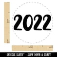 thumbnail image 2 of 2022 Fun Text Self-Inking Rubber Stamp Ink Stamper - Orange Ink - Mini 1/2 Inch, 2 of 7