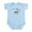 Sky Blue, variant on CafePress - Call Gramps With Black Phone Infant Bodysuit - Baby Light Bodysuit, Size Newborn - 24 Months