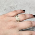 thumbnail image 2 of NEW Spinner Band, Meditation Ring, 925 Sterling Silver Ring, Spinning Thumb Ring, Two Tone Ring, Fidget Ring, Handmade Jewelry, Christmas Oxidized, Womans Band Ring, Anxiety Ring, Mans Band Gifts, 2 of 6