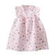 thumbnail image 1 of Odeerbi Niñas Verano Algodón Vestido Tanque Floral Volantes Vestido Sol Sin Mangas Transpirable Vestido Princesa, 1 of 3