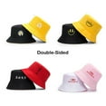 thumbnail image 5 of Double-sided Bucket Hat Fisherman's Cap Men Women Embroidery Pattern Cotton, 5 of 5
