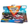 thumbnail image 2 of Monster Jam, Official Monster Mutt Rottweiler vs. Monster Mutt Dalmatian Die-Cast Monster Trucks, 1:64 Scale, 2 Pack, 2 of 5