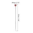 thumbnail image 2 of Uxcell Sewing Pins, 1.5 Inch Pearlized Ball Head Pins Straight Pin Red, 100Pack, 2 of 6