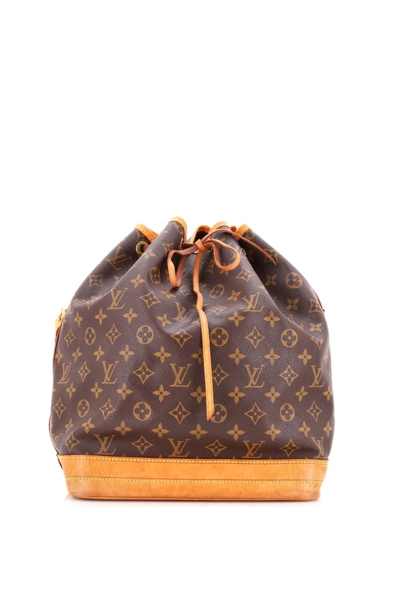 Pre-Owned Noe Handbag Monogram Canvas Large By Rebag