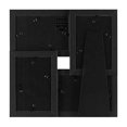 thumbnail image 3 of SONGMICS 4-Photo Collage Picture Frames, 4 x 6 Inches,Wall Hanging or Tabletop Stand, Black, 3 of 8
