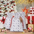 thumbnail image 6 of Xecao Lavender Flowers Print Burlap Gift Bags with Drawstring and Gift Tags, Gift Bags, Burlap Bags, Jute Bags for Party, Christmas, DIY Craft Bags-Medium, 6 of 9