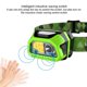 thumbnail image 4 of GreenRechargeable Cob Headlight Ipx6 Linterna a prueba de agua Head Torch Lanter Gift For Friend Fisherman, 4 of 5