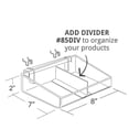 thumbnail image 2 of 8" W Open Tray for Pegboard or Slatwall, 2-Pack, 2 of 3