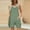 Green, variant on Nrmvnmi Women's Summer Rompers 2024 Casual Cotton Linen Sleeveless Overalls Short Bib Jumpsuit with Pockets