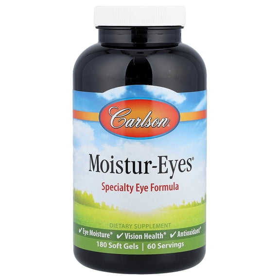 Carlson Laboratories Moistur-Eyes 180 Softgel
