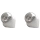 thumbnail image 2 of Pendientes de corazón de perlas metálicas para mujer con un estilo moderno y retro. Versátiles y versátiles. Dos pares de pendientes de perlas., 2 of 8