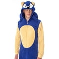thumbnail image 4 of Sonic The Hedgehog Men's Video Game Character Costume One-Piece Union Suit Pajama Onesie, 4 of 7