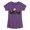 HEATHER PURPLE, variant on - Snoopy Skating Pattern - Toddler And Youth Girls Short Sleeve Graphic T-Shirt
