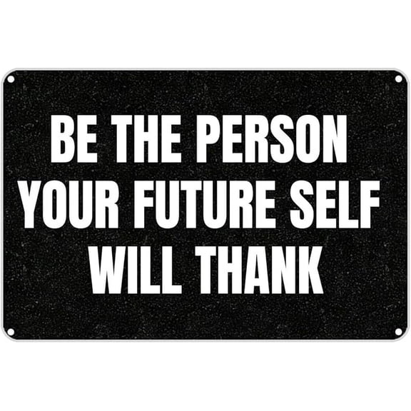 Vintage Metal Sign Aluminum Sign BE A Nice Human Tin Sign Retro Wall Decor for Home, Cafe, and Garden for Home Decor 8x12 inch