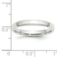 thumbnail image 4 of 14K White Gold 3mm Bevel Edge Comfort Fit Band Ring Size 5, 4 of 7