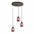 thumbnail image 3 of Woodbridge Lighting 13224MEB-M20RDD Venezia 3-Light Multi-Light Pendant, Metallic Bronze, 3 of 3