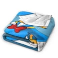thumbnail image 3 of Manta de dibujos animados del pato Donald, manta de forro polar ultra suave y acogedora de lujo para sofá cama, mantas de franela cálidas para todas las estaciones, ropa de cama para niños,, 3 of 7