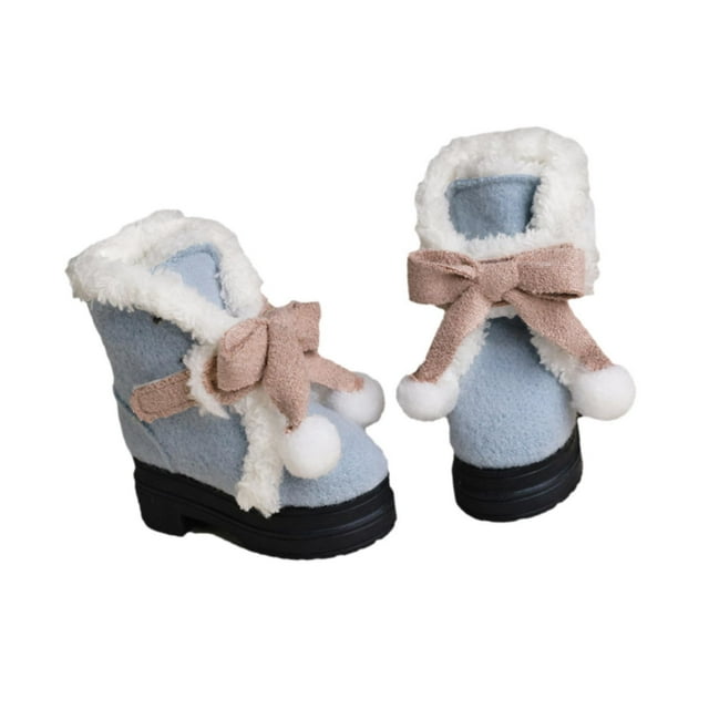 Milaget 1/4 Female Figure Shoes Creative Mini for DIY Crafting Children's Gift Girls Blue