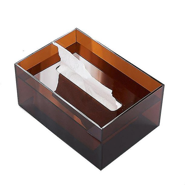 Caja de almacenamiento de pañuelos YONGSHENG Acrílico color rojo