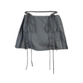 thumbnail image 4 of Calsunbaby Women s Y2K Cargo Mini Pleated Skirts Sexy Low Waist A-line Short Skirts Streetwear, 4 of 7
