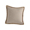 thumbnail image 2 of Linen Waist Pillow Cover - 17.7 Inch Sofa Bedhead Cushion Case, Trimmed Design, Home Furnishings, Natural, 2 of 6