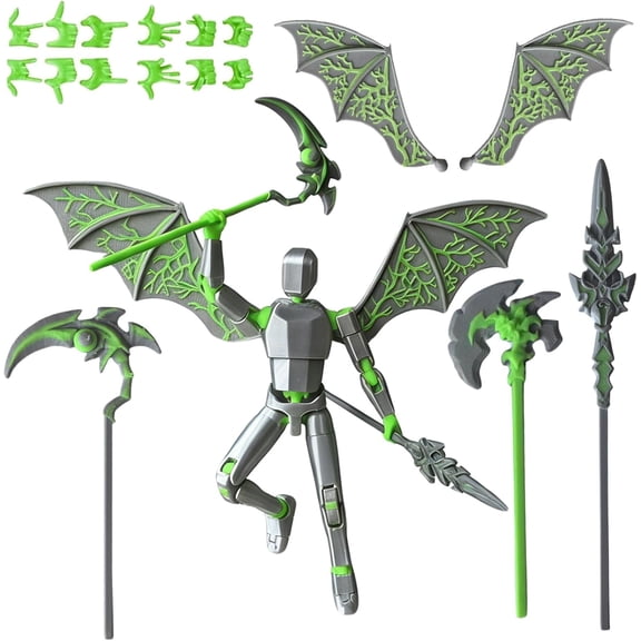 Pthjswj T13 Action Figure Set - (Assembled) 3D Printed Action Figure