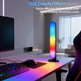 thumbnail image 5 of Led Light Bar With Remote Control Rgb Color Changing Bluetooth Music Sync Ambient Lighting 1*Light 1*Remote Control For Gaming Desktop Decor, 5 of 6